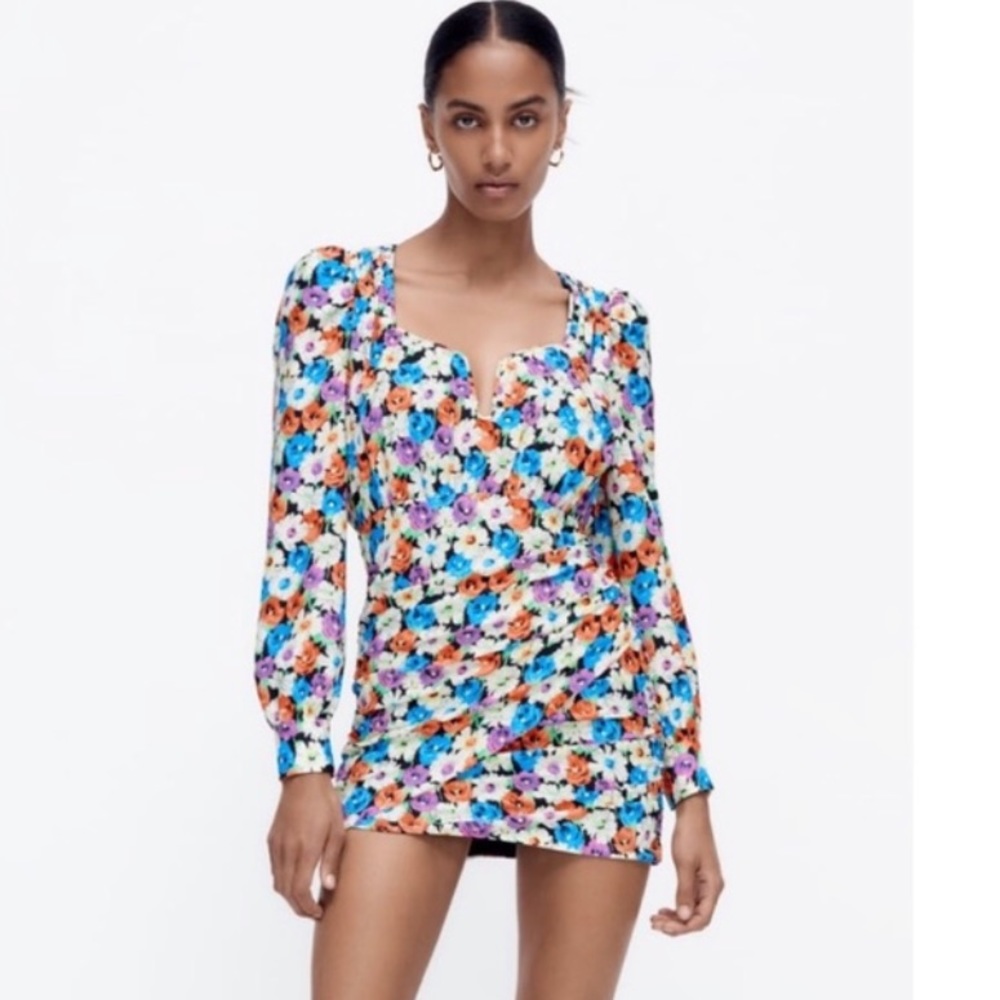 Nwt Floral zara dress sz XS